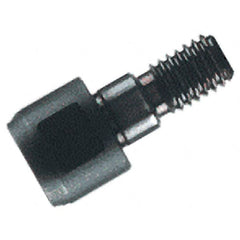 Iscar - T08 Connection to Tip, M10 Connection to Shank, Milling Tip Insert Threaded Extension - 0.9843 Inch Extension Length, 0.4606 Inch Max Diameter, FlexFit and Multimaster Series - Exact Tooling