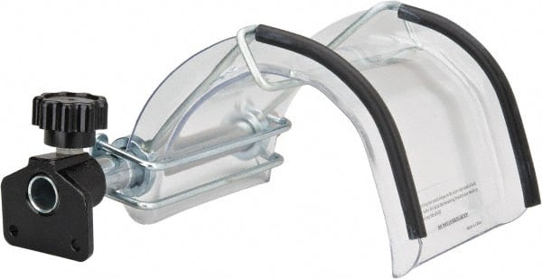 PRO-SAFE - 6 Inch Max Chuck Size, 3.9 Inch Center Height, Lathe Guard - 6 Inch Lathe Size, 8 Inch Long, 6 Inch Wide - Exact Tooling