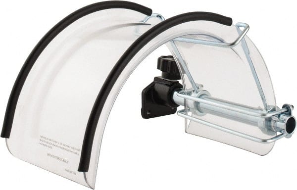 PRO-SAFE - 6 to 12 Inch Chuck Size, 6 Inch Center Height, Lathe Guard - 6 Inch Lathe Size, 12 Inch Long, 6 Inch Wide - Exact Tooling