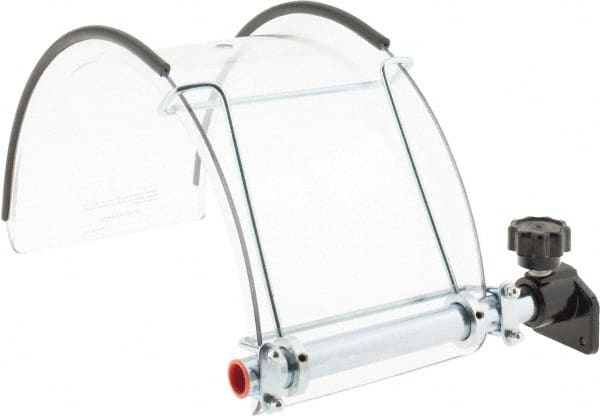 PRO-SAFE - 12 to 16 Inch Max Chuck Size, 8 Inch Center Height, Lathe Guard - 12 Inch Lathe Size, 16 Inch Long, 8 Inch Wide - Exact Tooling