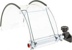 PRO-SAFE - 12 to 16 Inch Max Chuck Size, 8 Inch Center Height, Lathe Guard - 12 Inch Lathe Size, 16 Inch Long, 8 Inch Wide - Exact Tooling