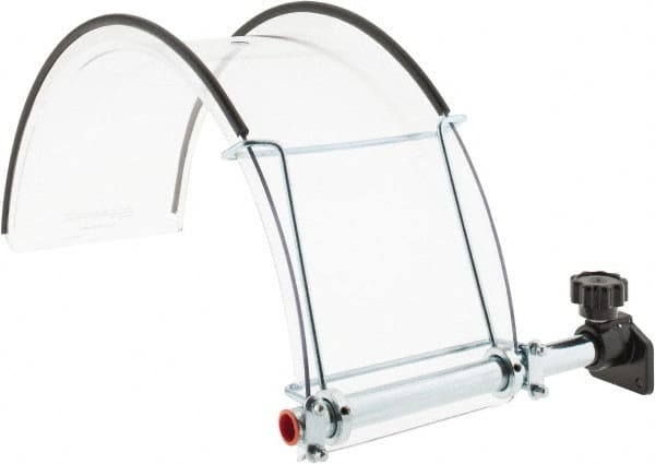 PRO-SAFE - 16 to 20 Inch Max Chuck Size, 10 Inch Center Height, Lathe Guard - 16 Inch Lathe Size, 19.7 Inch Long, 8 Inch Wide - Exact Tooling