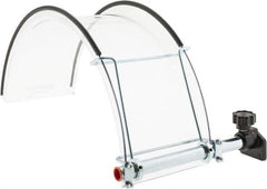 PRO-SAFE - 16 to 20 Inch Max Chuck Size, 10 Inch Center Height, Lathe Guard - 16 Inch Lathe Size, 19.7 Inch Long, 8 Inch Wide - Exact Tooling