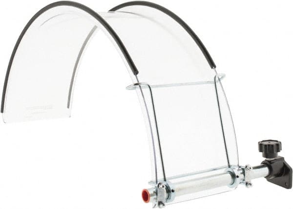 PRO-SAFE - 20 to 24 Inch Max Chuck Size, 13 Inch Center Height, Lathe Guard - 20 Inch Lathe Size, 24 Inch Long, 8 Inch Wide - Exact Tooling