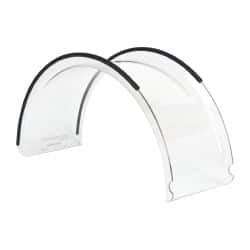 PRO-SAFE - 8 Inch Wide Lexan Replacement Shield - For Use With Flexbar - Latheguard Shield - Exact Tooling