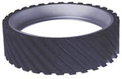 Made in USA - 14" Diam x 2" Wide Contact Wheel - Quick Change, Hard - Exact Tooling