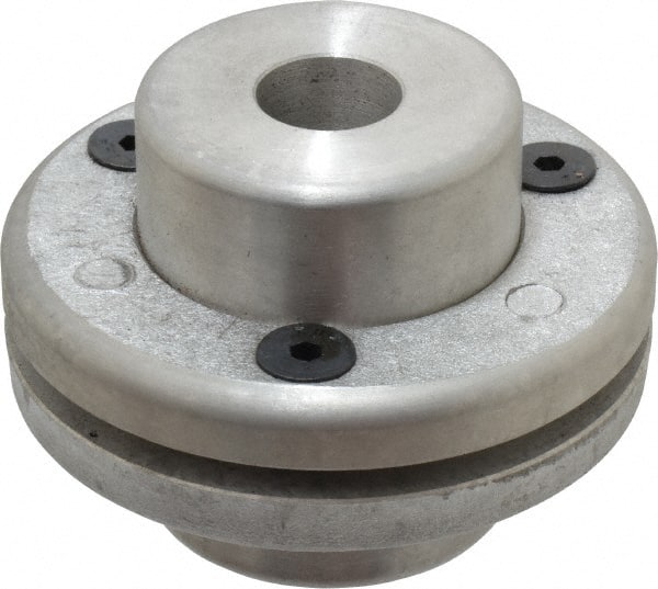 Made in USA - 6" Diam Contact Wheel Hub - 3/4" Arbor Hole, Quick Change - Exact Tooling
