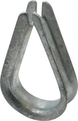 Value Collection - 5/16" Wire Rope Thimble Clip - Steel, Galvanized - Exact Tooling
