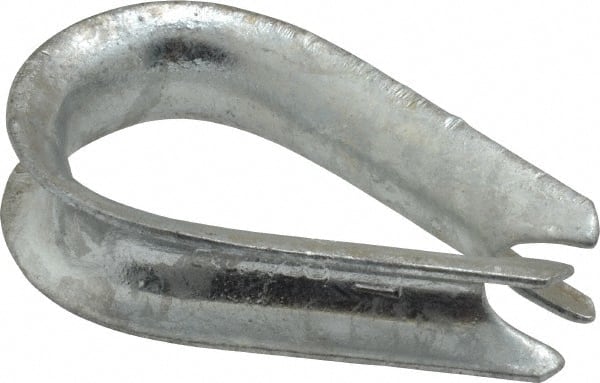 Value Collection - 3/8" Wire Rope Thimble Clip - Steel, Galvanized - Exact Tooling