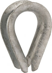 Value Collection - 5/8" Wire Rope Thimble Clip - Steel, Galvanized - Exact Tooling