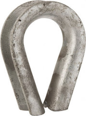 Value Collection - 7/8" Wire Rope Thimble Clip - Steel, Galvanized - Exact Tooling