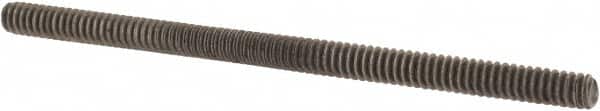Value Collection - #4-40 2" OAL Fully Threaded Stud - Carbon Steel, Plain Finish - Exact Tooling