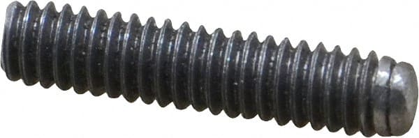 Value Collection - #8-32 3/4" OAL Fully Threaded Stud - Carbon Steel, Plain Finish - Exact Tooling