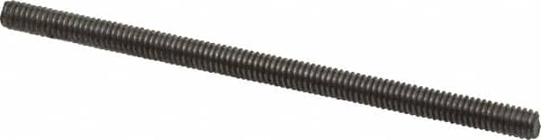 Value Collection - #8-32 3" OAL Fully Threaded Stud - Carbon Steel, Plain Finish - Exact Tooling