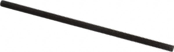 Value Collection - #8-32 4" OAL Fully Threaded Stud - Carbon Steel, Plain Finish - Exact Tooling