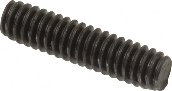 Value Collection - 1/4-20 1" OAL Fully Threaded Stud - Carbon Steel, Plain Finish - Exact Tooling