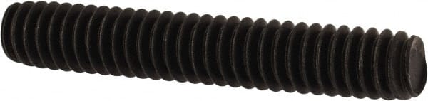 Value Collection - 1/4-20 1-1/2" OAL Fully Threaded Stud - Carbon Steel, Plain Finish - Exact Tooling