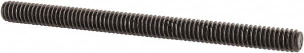 Value Collection - 1/4-20 3-1/2" OAL Fully Threaded Stud - Carbon Steel, Plain Finish - Exact Tooling