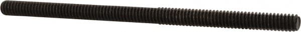 Value Collection - 1/4-20 4-1/2" OAL Fully Threaded Stud - Carbon Steel, Plain Finish - Exact Tooling