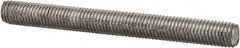 Value Collection - 1/4-28 2-1/2" OAL Fully Threaded Stud - Carbon Steel, Plain Finish - Exact Tooling