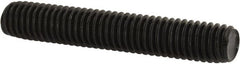 Value Collection - 3/8-16 2-1/4" OAL Fully Threaded Stud - Carbon Steel, Plain Finish - Exact Tooling