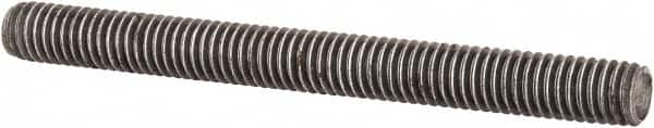 Value Collection - 3/8-16 4" OAL Fully Threaded Stud - Carbon Steel, Plain Finish - Exact Tooling