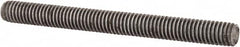 Value Collection - 3/8-16 4" OAL Fully Threaded Stud - Carbon Steel, Plain Finish - Exact Tooling