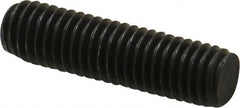 Value Collection - M8x1.25 30mm OAL Fully Threaded Stud - Carbon Steel, Plain Finish, Metric - Exact Tooling