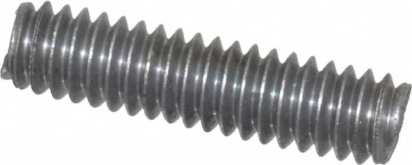 Value Collection - 1/4-20 1" OAL Fully Threaded Stud - Aluminum, Plain Finish - Exact Tooling