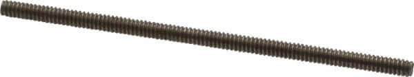 Value Collection - #4-40 2-1/2" OAL Fully Threaded Stud - Stainless Steel, Plain Finish - Exact Tooling