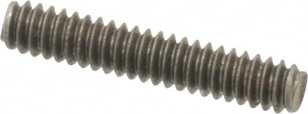 Value Collection - #6-32 3/4" OAL Fully Threaded Stud - Stainless Steel, Plain Finish - Exact Tooling