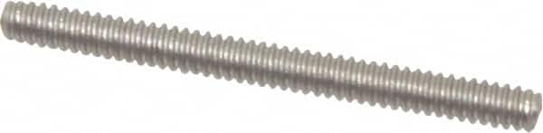Value Collection - #6-32 1-1/2" OAL Fully Threaded Stud - Stainless Steel, Plain Finish - Exact Tooling