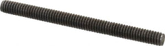 Value Collection - #8-32 2" OAL Fully Threaded Stud - Stainless Steel, Plain Finish - Exact Tooling