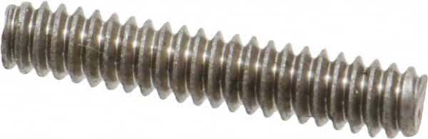 Value Collection - #10-24 1" OAL Fully Threaded Stud - Stainless Steel, Plain Finish - Exact Tooling