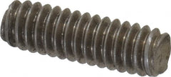 Value Collection - 1/4-20 3/4" OAL Fully Threaded Stud - Stainless Steel, Plain Finish - Exact Tooling