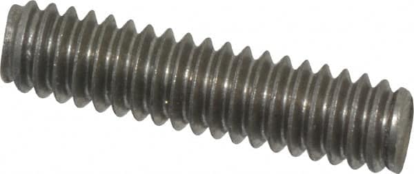 Value Collection - 1/4-20 1" OAL Fully Threaded Stud - Stainless Steel, Plain Finish - Exact Tooling