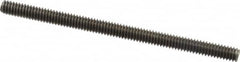 Value Collection - 1/4-20 4" OAL Fully Threaded Stud - Stainless Steel, Plain Finish - Exact Tooling