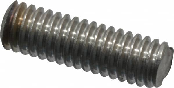 Value Collection - 5/16-18 1" OAL Fully Threaded Stud - Stainless Steel, Plain Finish - Exact Tooling