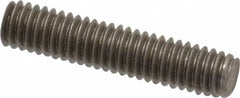 Value Collection - 5/16-18 1-1/2" OAL Fully Threaded Stud - Stainless Steel, Plain Finish - Exact Tooling