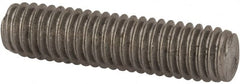Value Collection - 3/8-16 1-1/2" OAL Fully Threaded Stud - Stainless Steel, Plain Finish - Exact Tooling