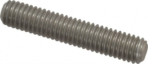 Value Collection - 3/8-16 2" OAL Fully Threaded Stud - Stainless Steel, Plain Finish - Exact Tooling