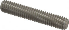 Value Collection - 3/8-16 2" OAL Fully Threaded Stud - Stainless Steel, Plain Finish - Exact Tooling