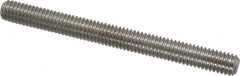 Value Collection - 3/8-16 4" OAL Fully Threaded Stud - Stainless Steel, Plain Finish - Exact Tooling