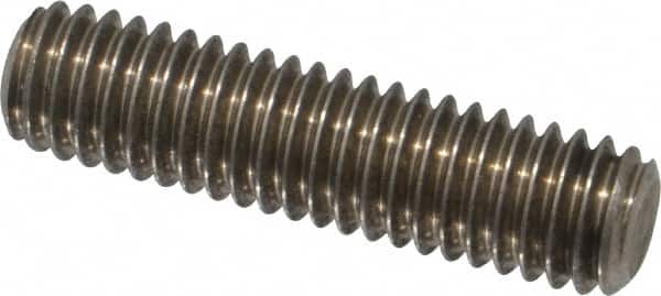 Value Collection - 3/8-16 1-1/2" OAL Fully Threaded Stud - Stainless Steel, Plain Finish - Exact Tooling