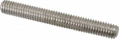 Value Collection - 3/8-16 3" OAL Fully Threaded Stud - Stainless Steel, Plain Finish - Exact Tooling