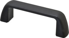 J.W. Winco - 4.61" Center to Center, Black Matte Finish Plastic Pull Handle - 1.57" High - Exact Tooling