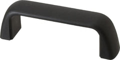 J.W. Winco - 105mm Center to Center, Black Matte Finish Plastic Pull Handle - 29mm Long, 37mm High - Exact Tooling