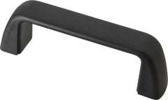 J.W. Winco - 110mm Center to Center, Black Matte Finish Plastic Pull Handle - 32mm Long, 40mm High - Exact Tooling