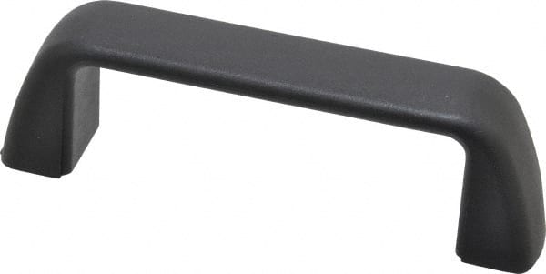 J.W. Winco - 117mm Center to Center, Black Matte Finish Plastic Pull Handle - 32mm Long, 40mm High - Exact Tooling