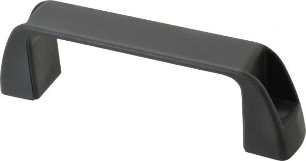 J.W. Winco - 5.2" Center to Center, Black Matte Finish Plastic Pull Handle - 1.46" Long, 1.77" High - Exact Tooling